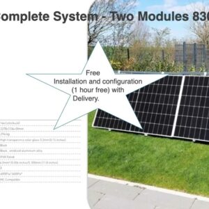Complete System – Two Modules 830 watts
