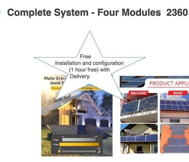 Complete System – One Module 2360 watts